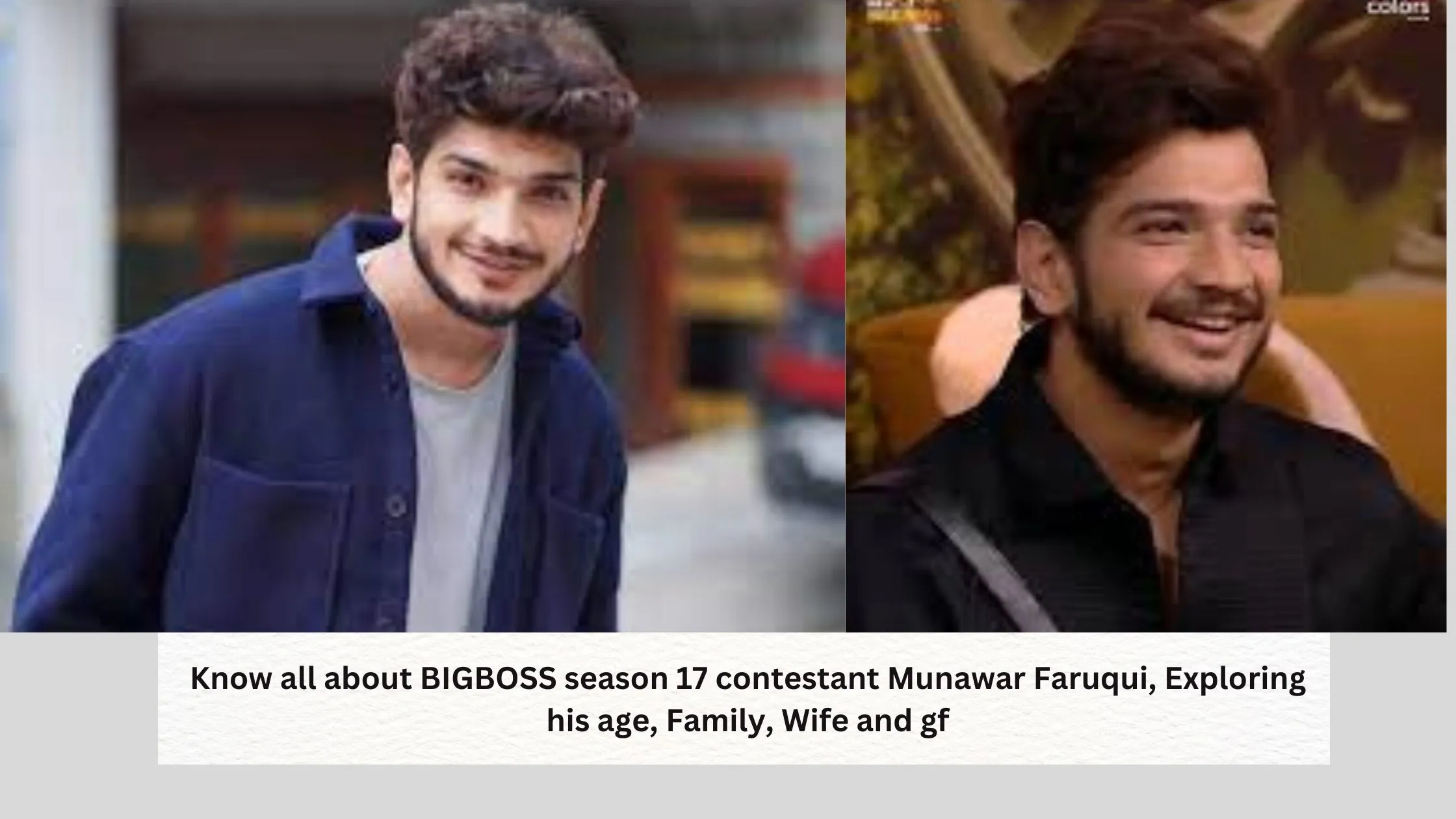 Amazing facts about BIGBOSS season 17 contestant Munawar Faruqui, Exploring his age, Family, Wife and gf